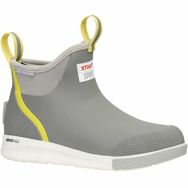 Xtratuf Women's 6 IN Ankle Deck Boot Sport, GREY, M, Size 6 ADSW108